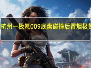 杭州一极氪009底盘碰撞后冒烟 极氪汽车：车辆未出现热失控情况