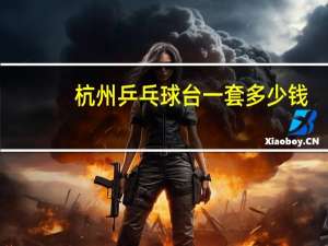 杭州乒乓球台一套多少钱