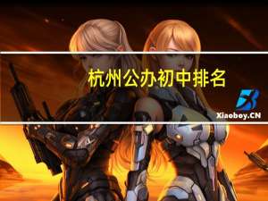杭州公办初中排名