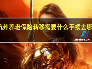 杭州养老保险转移需要什么手续　去哪里办理