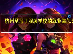 杭州圣马丁服装学校的就业率怎么样