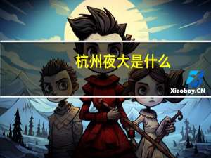 杭州夜大是什么