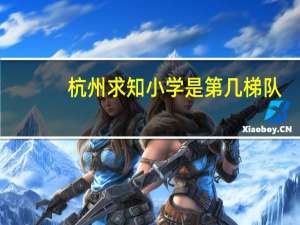 杭州求知小学是第几梯队