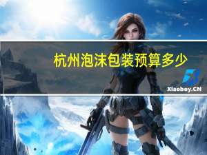 杭州泡沫包装预算多少