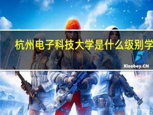 杭州电子科技大学是什么级别学校