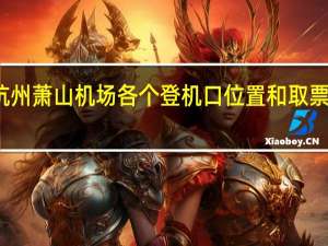 杭州萧山机场各个登机口位置和取票口位置