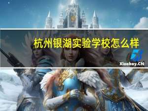 杭州银湖实验学校怎么样？