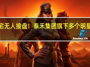 杭州3800万元豪宅无人接盘！泰禾集团旗下多个明星IP产品陆续走上拍卖台