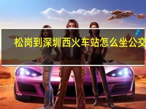 松岗到深圳西火车站怎么坐公交车（松岗到深圳西火车站）