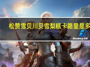 松赞雪贝 川贝雪梨糕卡路里是多少