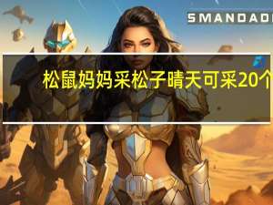 松鼠妈妈采松子晴天可采20个（松鼠妈妈采松子）