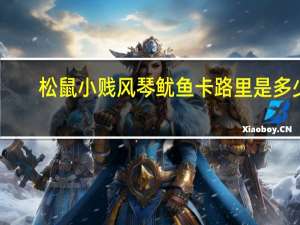 松鼠小贱 风琴鱿鱼卡路里是多少