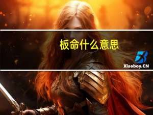 板命什么意思