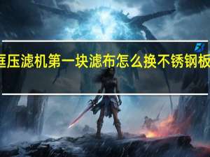 板框压滤机第一块滤布怎么换 不锈钢板框过滤机