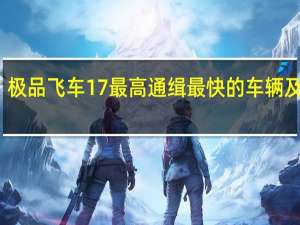 极品飞车17最高通缉最快的车辆及位置（《极品飞车17：最高通缉》初玩上手体验攻略）
