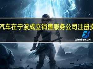 极氪汽车在宁波成立销售服务公司注册资本1000万