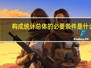 构成统计总体的必要条件是什么