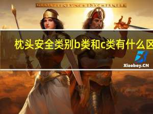 枕头安全类别b类和c类有什么区别