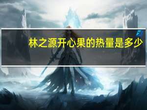 林之源 开心果的热量是多少