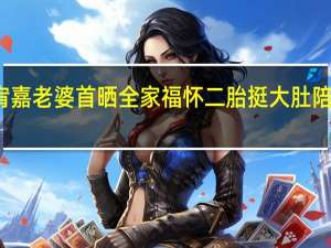 林宥嘉老婆首晒全家福 怀二胎挺大肚陪儿子玩耍