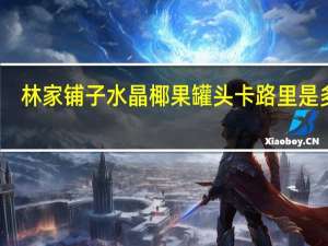 林家铺子 水晶椰果罐头卡路里是多少