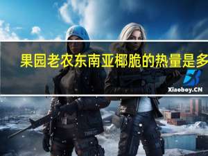 果园老农 东南亚椰脆的热量是多少