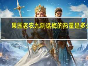 果园老农九制话梅的热量是多少