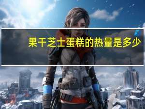 果干芝士蛋糕的热量是多少