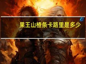 果王 山楂条卡路里是多少