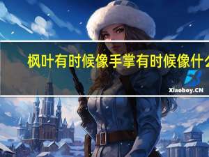 枫叶有时候像手掌有时候像什么