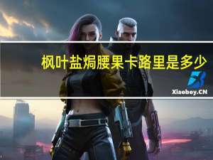 枫叶 盐焗腰果卡路里是多少