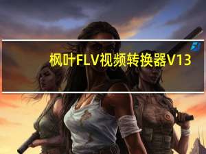 枫叶FLV视频转换器 V13.8.0.0 官方版（枫叶FLV视频转换器 V13.8.0.0 官方版功能简介）