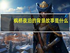 枫桥夜泊的背景故事是什么_