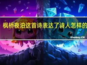枫桥夜泊这首诗表达了诗人怎样的感情
