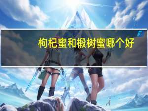 枸杞蜜和椴树蜜哪个好（枸杞蜜）