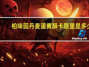 柏味园 丹麦蛋黄酥卡路里是多少