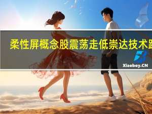 柔性屏概念股震荡走低崇达技术跌停