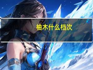 柚木什么档次