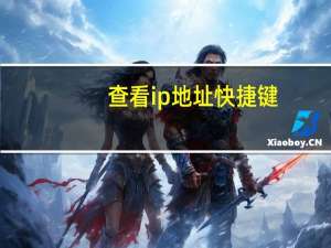 查看ip地址快捷键（查看ip地址）