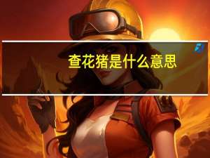 查花猪是什么意思