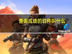 查询成绩的软件叫什么