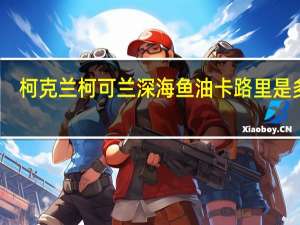 柯克兰 柯可兰 深海鱼油卡路里是多少