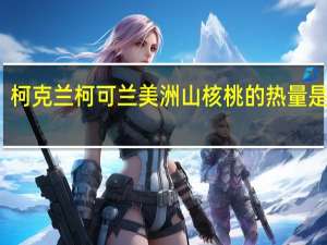 柯克兰 柯可兰 美洲山核桃的热量是多少