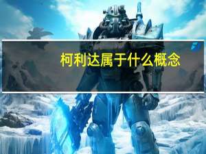 柯利达属于什么概念