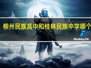 柳州民族高中和桂林民族中学哪个较好