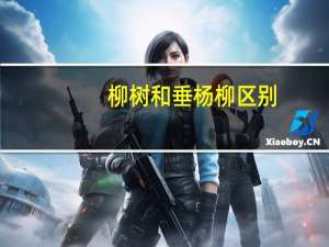 柳树和垂杨柳区别