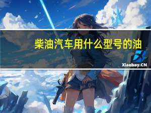 柴油汽车用什么型号的油