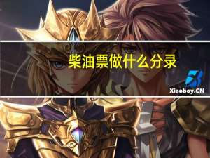 柴油票做什么分录