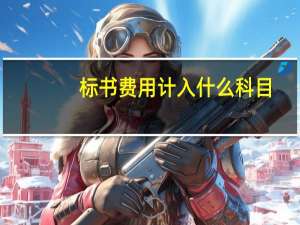 标书费用计入什么科目