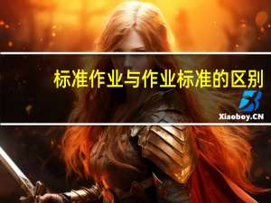 标准作业与作业标准的区别